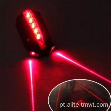Laser bicicleta pista de bicicleta laser de luz traseira